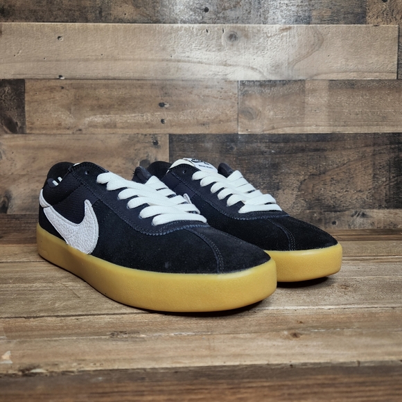 New Nike SB Bruin React Black, White & Gum Skate Shoes - Picture 2 of 12